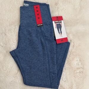 Kirkland Signature Heather Blue Leggings